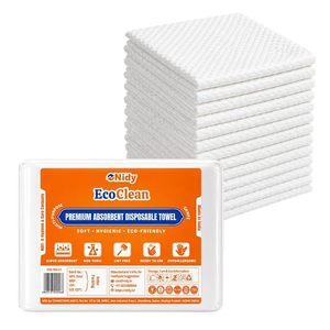 Nidy Eco Clean Premium Disposable Towel 30x50 cm Soft Hygienic Non-Toxic Lint Free Hypoallergenic Multifunctional <b>Waterproof</b> - Product Image 1
