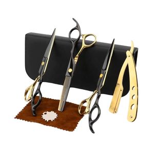 Professional Thinning Shears Japanese Steel Salon Scissors Barber Kit Hair Cutting Tools Set - Product Image 5