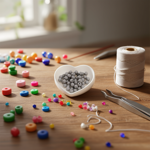 Perline ILAN da 8mm Grigie per Creazione di Gioielli - Product Image 3