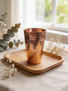 Stable Quality Copper Glass Tumbler Manufacturer Ayurvedic Drinking Water Cup Bulk Export Metal <b>Drinkware</b> Supplier - Product Image 6