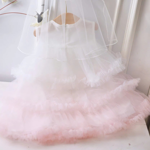 Robe moulante plissée à bretelles pour enfants, écologique, ODM, plusieurs options de couleurs, 1 à 12 ans - Product Image 2