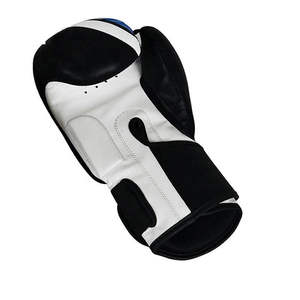 Guantes de Boxeo Profesionales de Cuero Blanco con Cierre de Gancho y Bucle, Resistentes al Agua, Personalizables OEM, Cómodos para Entrenamiento - Product Image 6