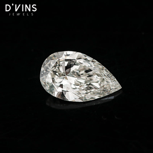 Diamant synthétique de haute qualité D'vins Jewels, couleur D, 3 carats, taille poire, pour la fabrication de bijoux - Product Image 2