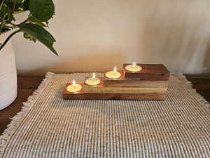 Lampe T en bois de bambou écologique Design artisanal durable pour les intérieurs de maison, les centres de villégiature, les spas et les salles de méditation. - Product Image 2