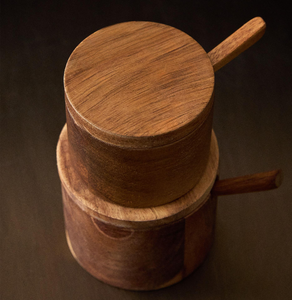 Wood Sugar Pot Factory Wholesale Kitchen Organizers Primium Wood Sugar Bowl Kitchen and Restaurant Supplies - Product Image 1