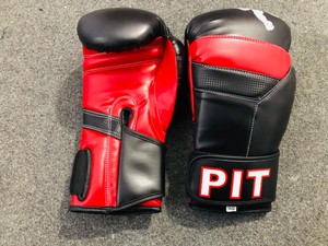 Guantes de Boxeo de Cuero de 16 oz, Guantes de Entrenamiento de MMA con Correa de Muñeca Ajustable, Transpirables e Impermeables para Artes Marciales - Product Image 1