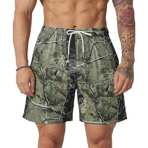 Pantalones Cortos con Estampado de Jungla de Último Diseño para Hombre, Estilo Urbano Moderno, Cómodos para el Uso Diario en Verano - Product Image 2