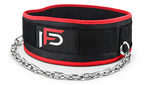 Ceinture de musculation robuste en néoprène imperméable et antidérapante avec chaîne en acier pour l'haltérophilie et l'entraînement en salle de sport – Protection complète - Product Image 4