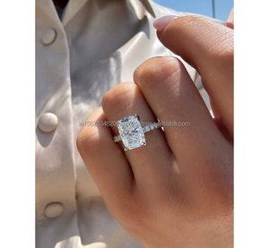 IGI/GIA Lab Grown Cut Diamond Vintage 14k Yellow Wedding/Engagement Ring Unisex Fine White Gold <b>for</b> Anniversary Party-Worthy - Product Image 1