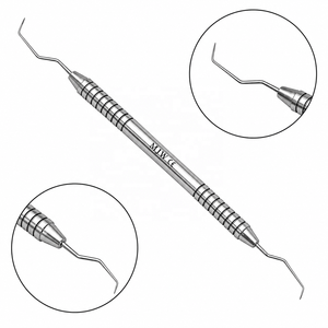 Explorador dental de acero inoxidable de doble punta Long Old Dominion University 11/12, instrumento de diagnóstico dental, CE ISO - Product Image 1