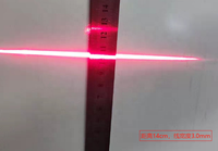 Nouveau module diode de positionnement laser haute précision Ismartlaser 9x21 ROUGE 635nm 5mW, angle de faisceau de 45 degrés, distance de fonctionnement de 2M