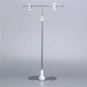 Portaetiquetas Metálico de Altura Ajustable, Marco de Plástico Rojo, Soporte de Exhibición de Letreros a Color A4, Suministros para Supermercados - Product Image 5