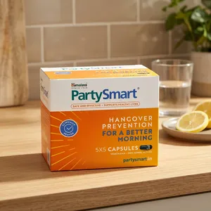 Cápsulas PartySmart de Himalaya Wellness de Gran Calidad, Suplemento Natural a Base de Hierbas Puras para el Apoyo a la Salud Digestiva y del Hígado para Adultos - Product Image 2