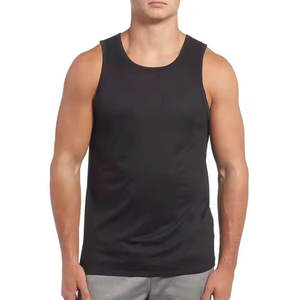 เสื้อกล้ามออกกำลังกายแบบลำลองสั่งทำพิเศษสำหรับผู้ชาย-ระบายอากาศได้ดี แห้งเร็ว และป้องกันการเกิดขุย เสื้อผ้าออกกำลังกายระบายอากาศได้ดี เสื้อกล้ามผู้ชายไซส์ใหญ่ - Product Image 1