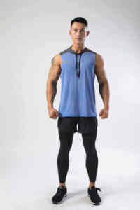 Haut de sport sans manches pour homme, débardeur de musculation pour l'entraînement, la course et les vêtements de sport décontractés - Product Image 4