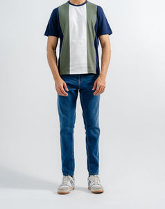 Camiseta de algodón 100% para hombre, de manga corta, color liso, cuello en V, diseño personalizado, talla cómoda. - Product Image 2