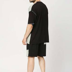 Conjunto deportivo de verano para hombre, personalizado al por mayor, camiseta de manga corta y pantalones cortos, conjunto de dos piezas, conjunto corto transpirable para hombre - Product Image 3