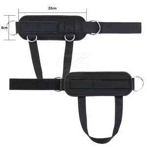 สายรัดข้อเท้าสำหรับออกกำลังกายในยิม รองรับการออกกำลังกายด้วยเครื่องเคเบิลได้อย่างแข็งแรง สวมใส่สบาย ปรับได้ ทนทาน ใช้ได้ทุกวัน - Product Image 2