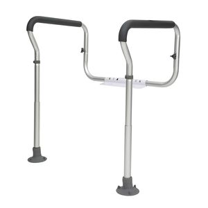 Supporto per WC Portatile Regolabile in Altezza e Larghezza, Corrimano di Sicurezza per Bagno, Supporta fino a 136 kg, Adatto alla Maggior Parte dei WC, Include - Product Image 3