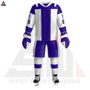 Pantalones de hockey sobre hielo de talla grande, fabricados a medida, para uniforme de hockey sobre hielo, uniforme de hockey personalizado y único. - Product Image 4