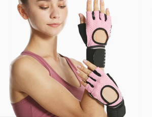 ถุงมือออกกำลังกายพร้อมสายรัดข้อมือแบบยาวสำหรับยกน้ำหนัก ครอสฟิต และฟิตเนส - Product Image 5