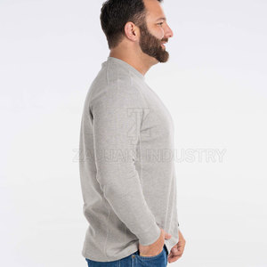 Low Price Men <b>Waffle</b> Knit Top Classic Long Sleeve Casual <b>Shirt</b> Soft Feel Textured Fabric Relaxed Fit for Daily Comfort - Product Image 3