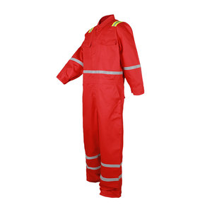 Workwear Safety Work Coverall Men Cotton Safety Coverall Flame Retardant Waterproof Hi Vis Workwear OEM Service - Product Image 2