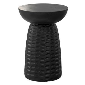 โต๊ะข้างไม้มะม่วงทรงสามเหลี่ยมลายก้างปลา - ขายส่ง - Product Image 2