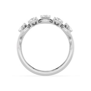 Anillo de diamante cultivado en laboratorio, con diamante en forma de pera, solitario, de diseño elegante para mujer, disponible en oro rosa, oro amarillo y oro blanco. - Product Image 1
