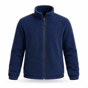 Veste polaire pour homme, chaude pour l'hiver, décontractée, zippée, polaire, vente en gros personnalisée - Product Image 1