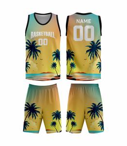 Conjunto de Uniforme de Baloncesto Transpirable Personalizado, Jersey y Pantalones Cortos Sublimados, Logotipo Frontal, Kits de Equipo OEM, Fabricante Mayorista - Product Image 4