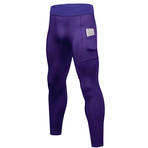 Magenta Wine Purple Custom Men Gym Tight Thigh Fit Pant Made In Pure Nylon Union Stitch Gym Pant For Indoor Cycling Work - Product Image 5