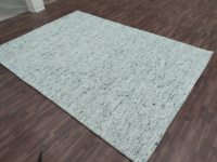 Tapis en laine épaisse fait main, texture abstraite, style bohème moderne, pour salon, taille personnalisée, doux, fin, antidérapant, adapté aux animaux domestiques, tissage plat