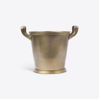 Seau à glace antique en cuivre pour fêtes, refroidisseur en acier inoxydable durable, résistant à l'eau, refroidisseur à champagne, seau à glace pour vin, cadeaux
