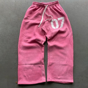 OEM Custom Manufacturer Baggy <b>Jogger</b> Custom Printing Unisex Track Pants Streetwear French Terry <b>Cuffed</b> Sweatpants - Product Image 5
