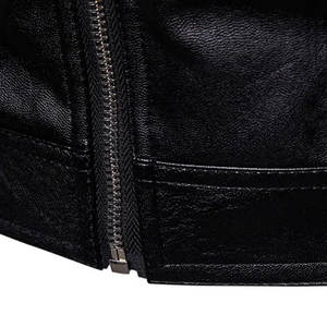 Veste en cuir pour homme à prix raisonnable, meilleur design vintage d'hiver, veste en cuir de mouton personnalisée à vendre - Product Image 5