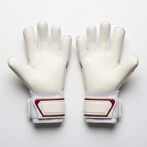 Guantes de Portero de Fútbol, Dedos Completos, Cuero PU, Antideslizantes, Transpirables, Correa de Muñeca Ajustable, Unisex, Equipo Deportivo - Product Image 4
