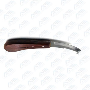 Veterinary Instrument for Cattle and Horses Professional Hoof <b>Cutter</b> and Surgical Tool Deep Brown Double-<b>Edge</b> Regular Hoof Knife - Product Image 4