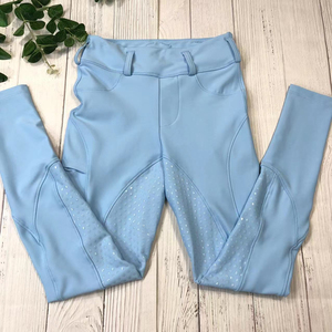 Pantalons d'équitation taille haute pour femmes, couleur unie, coupe slim, avec poche pour téléphone, 11 couleurs - Product Image 6