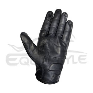 Gants de moto en cuir pleine main perforés pour l'hiver, avec protection des phalanges, OEM, vente en gros - Product Image 3