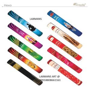 Aromatika Hexa pack Bâtons d'encens de l'Inde Vente en gros Bâtons d'encens aromatika védique Bâtons d'encens parfumés Vente en gros - Product Image 2