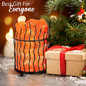 Lampe en sel de l'Himalaya au design moderne fait à la main, avec une touche réelle, très bien notée pour la décoration de la maison et du bureau par un fabricant pakistanais - Product Image 4