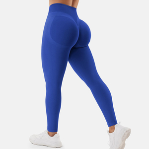 High Waist Gym Pants Pockets Elastic Soft Tight Yoga <b>Leggings</b> for Girls Custom Fitness Wear Solid <b>Pattern</b> Pakistan Made - Product Image 5