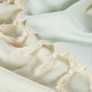 Lots de serviettes de bain et de plage personnalisées en gros – Coton turc de luxe, grande taille, rayées, sans sable, avec broderie de logo personnalisée - Product Image 4