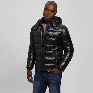 Custom Quality Men's Winter Puffer Jackets for Outdoor Zipper Pocket Warm with <b>Down</b> Cotton <b>Feather</b> Filling Logo Decoration - Product Image 3