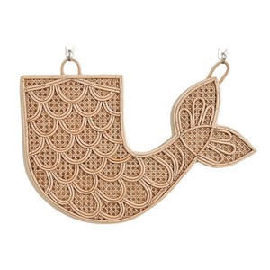 Kids room decoration great quality natural rattan <b>wall</b> hanging woven charm for decorating <b>walls</b> - Product Image 2