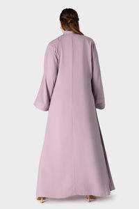 Abaya de Verano Transpirable para Ramadán, Vestido Musulmán para Mujer, con Lazo Abierto, Manga Murciélago, Abaya Negra de Lujo en Tela Nida - Product Image 3