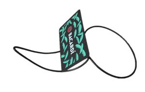 Bacardi Novelty Non-Slip Cocktail <b>Straw</b> with Leaf Pattern Reusable Plastic Bar Accessory - Product Image 6