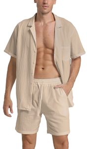 Ensembles de vêtements d'extérieur tricotés pour hommes Job Easy Wear, avec logo personnalisé, respirants, en tissu uni teint. - Product Image 4