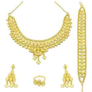 Wholesale 14K 18K 24K Micron <b>Gold</b> Filled France & European Design Jewelry <b>Set</b> Traditional Dubai Style Bridal Fashion Jewelry <b>Set</b> - Product Image 2